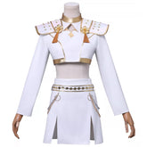 Kpop Demon Hunters Zoey Cosplay Costume Golden White Dance Halloween Suit ACcosplay